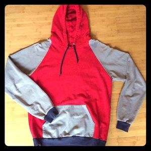 American Apparel colorblock hoody